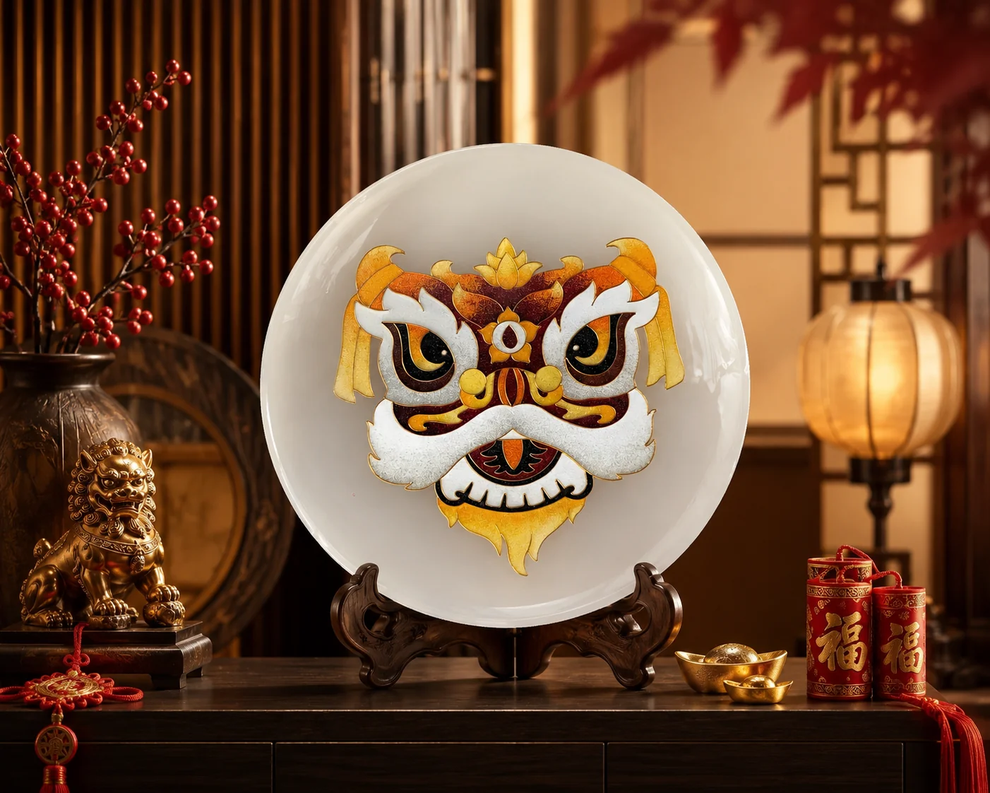 场景图-玉石-金狮瑞彩-20cm-888元
