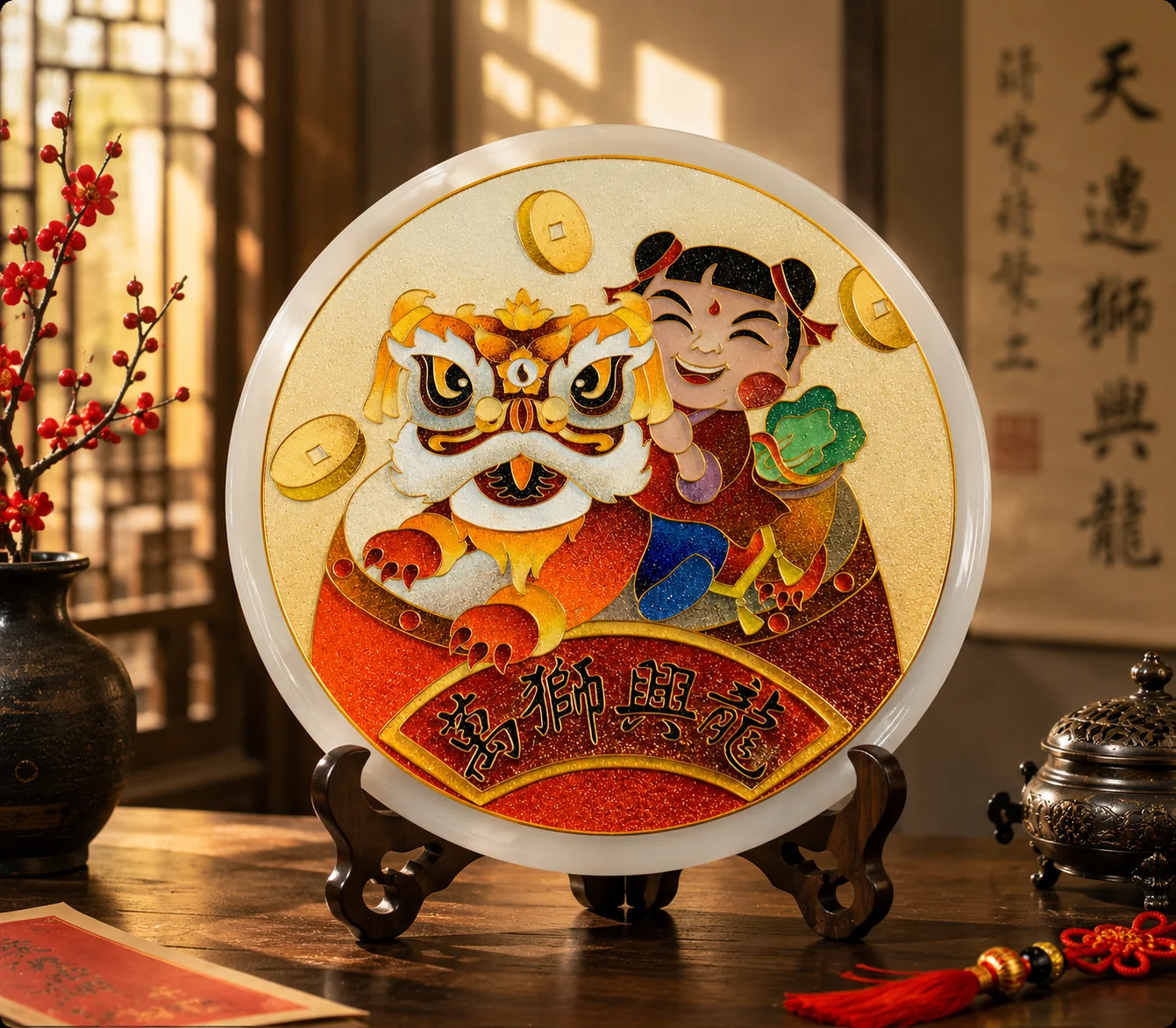 万狮兴隆 · 作品细节