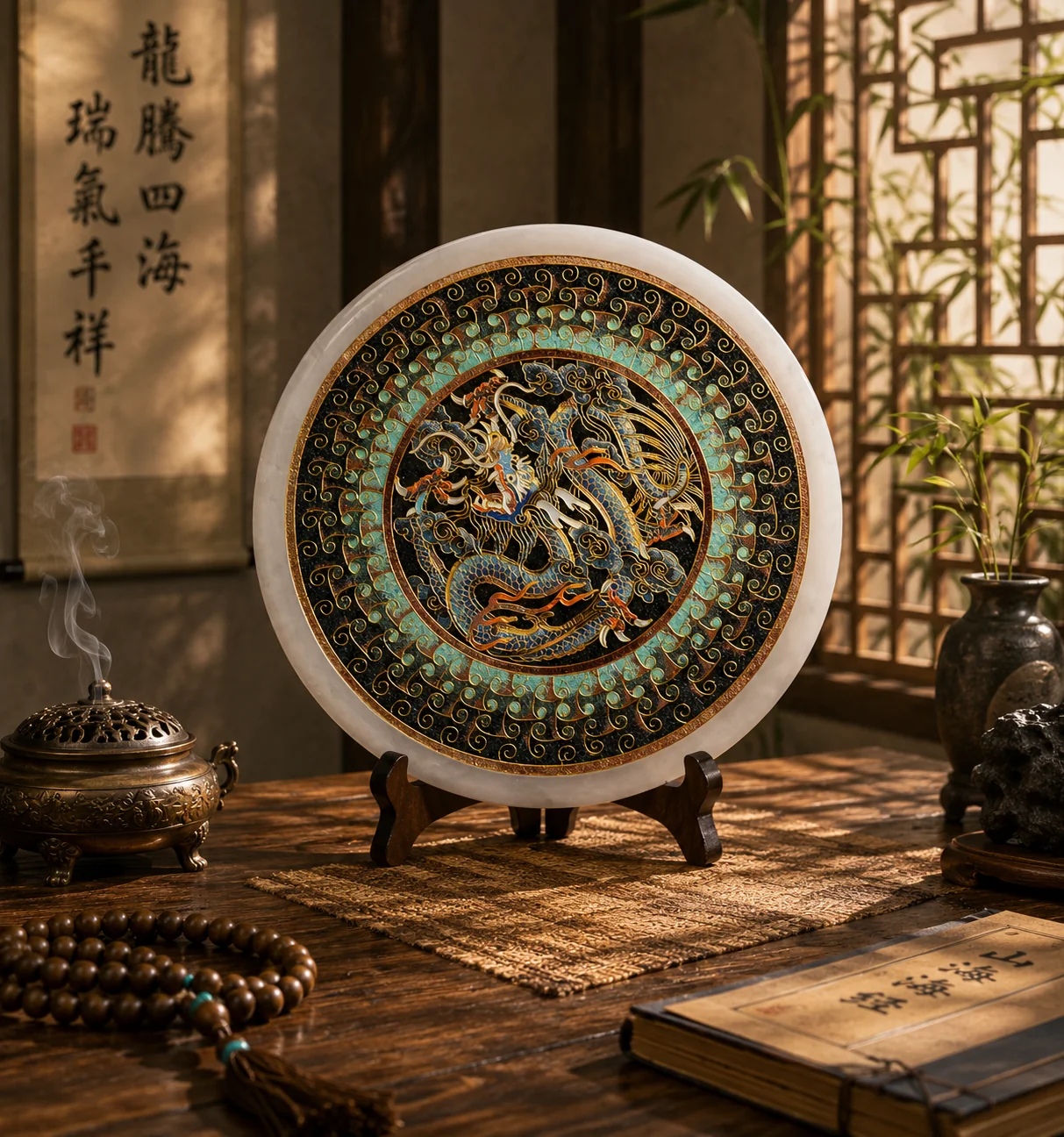 伏羲龙(25cm) · 作品细节