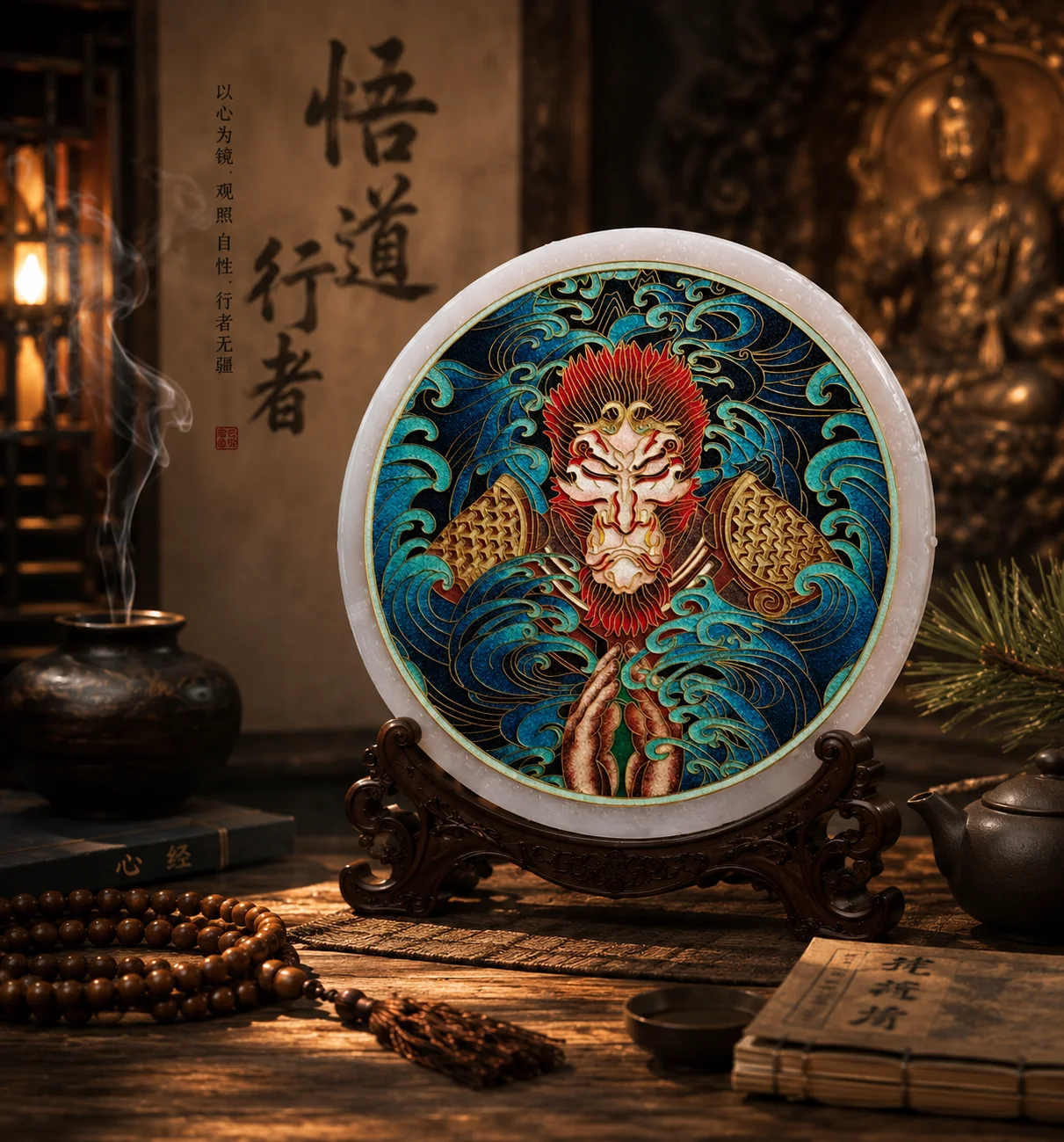场景图-玉石-悟道行者-25cm-1680元