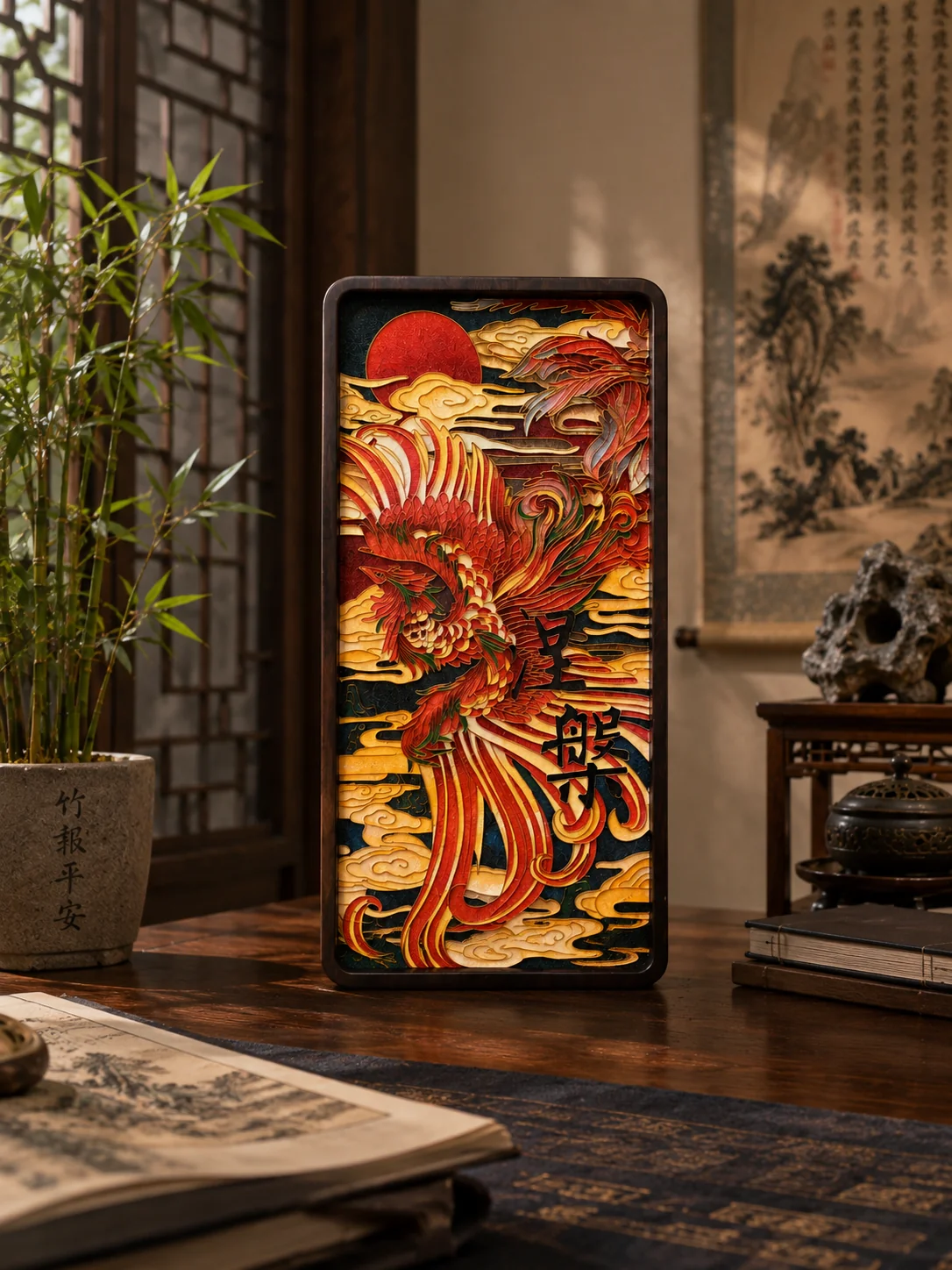 凤凰涅槃 · 作品细节